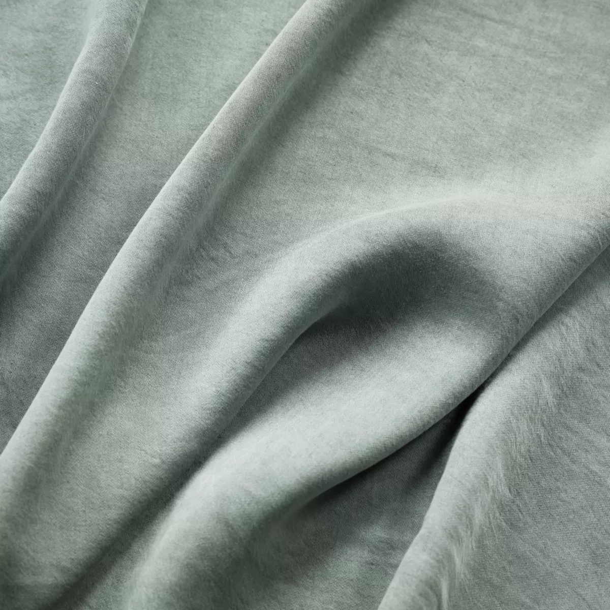 Spannbettlaken aus TENCEL™ Lyocell (90 x 200 cm) Olivia Eukalyptusgrün