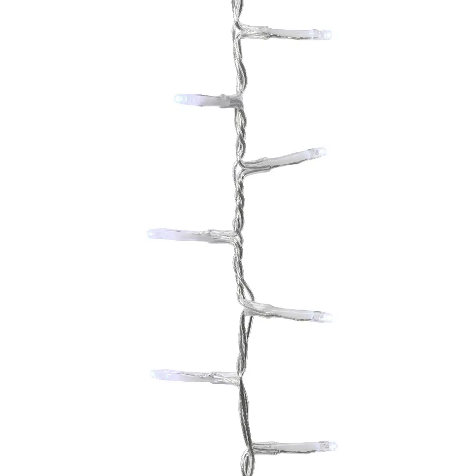 Guirlande lumineuse 34 m 1500 LED câble transparent NewLuxe Blanc froid