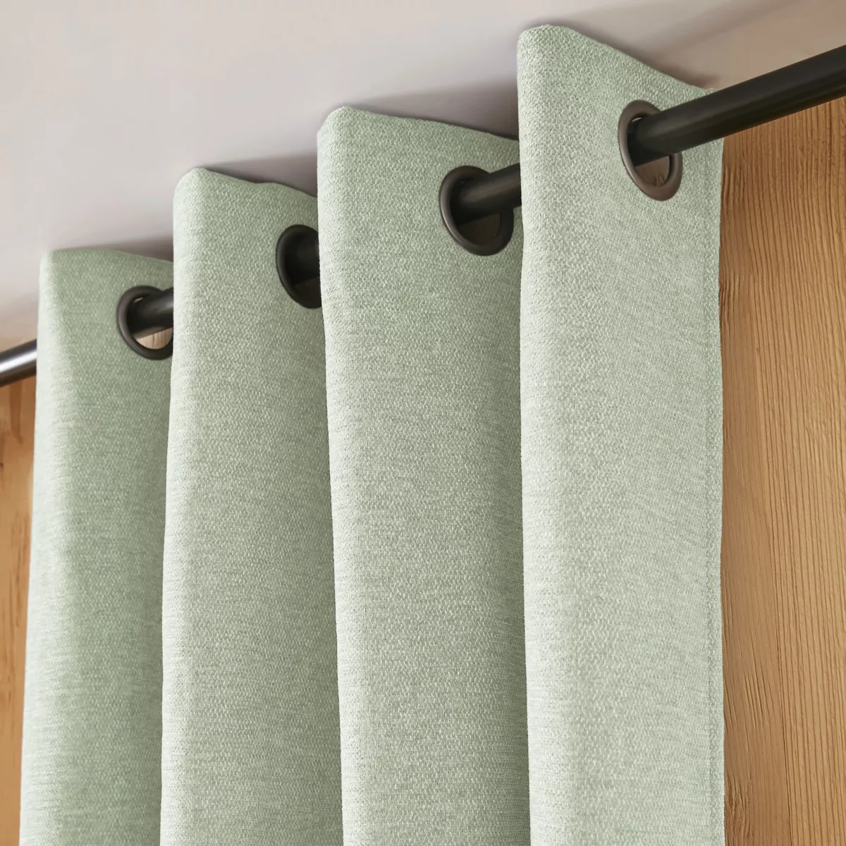 Isolierender Verdunkelungsvorhang Total Blackout (140 x 240 cm) Magnus Eukalyptusgrün