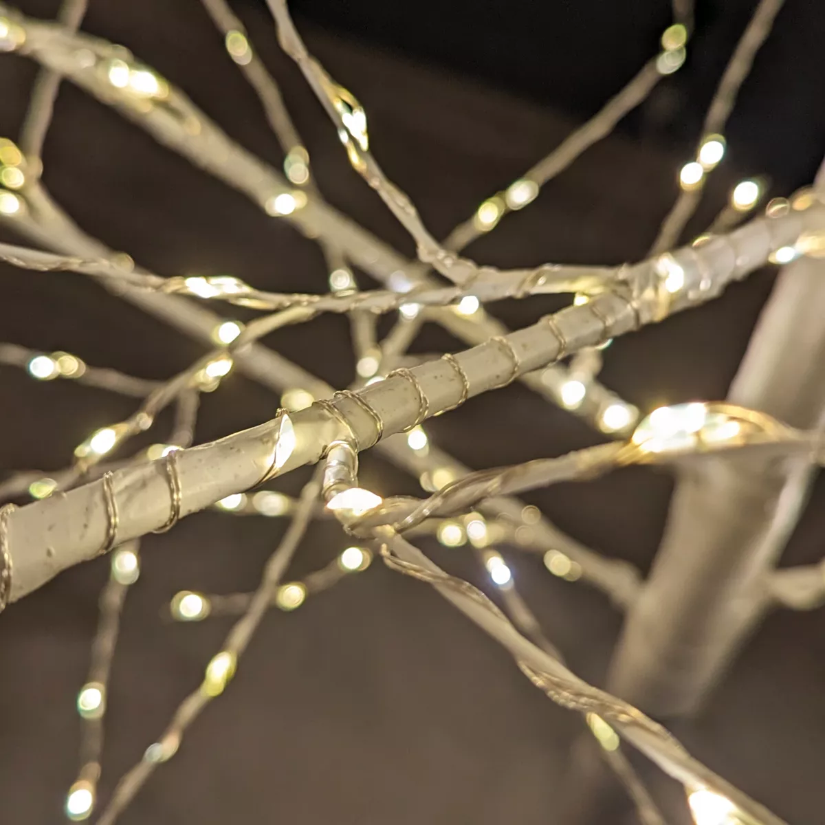 Betulla luminosa Lucidum Micro LED Alt.180 cm Bianco caldo 3