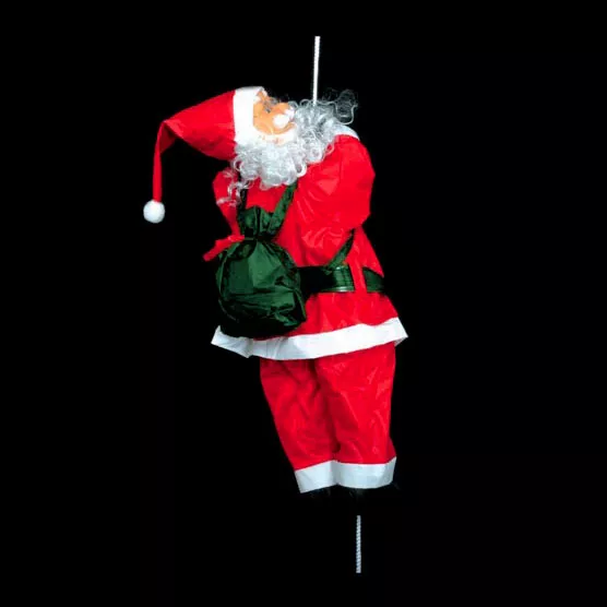 Babbo Natale sulla corda François Alt.60 cm 1