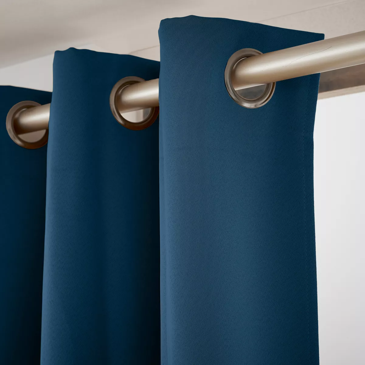 Cortina oscurecedora (140 x 260 cm) Dark Azul petróleo
