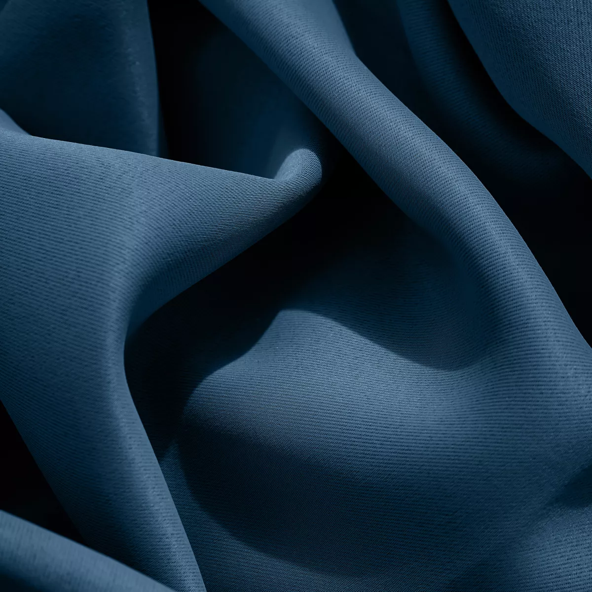 Rideau obscurcissant galon fronceur (140 x 260 cm) Dark Bleu pétrole