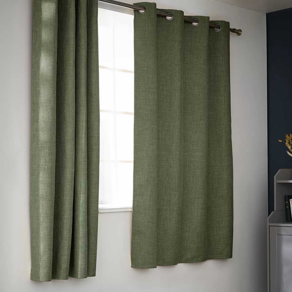Rideau obscurcissant thermique (140 x 180 cm) Alba Vert kaki