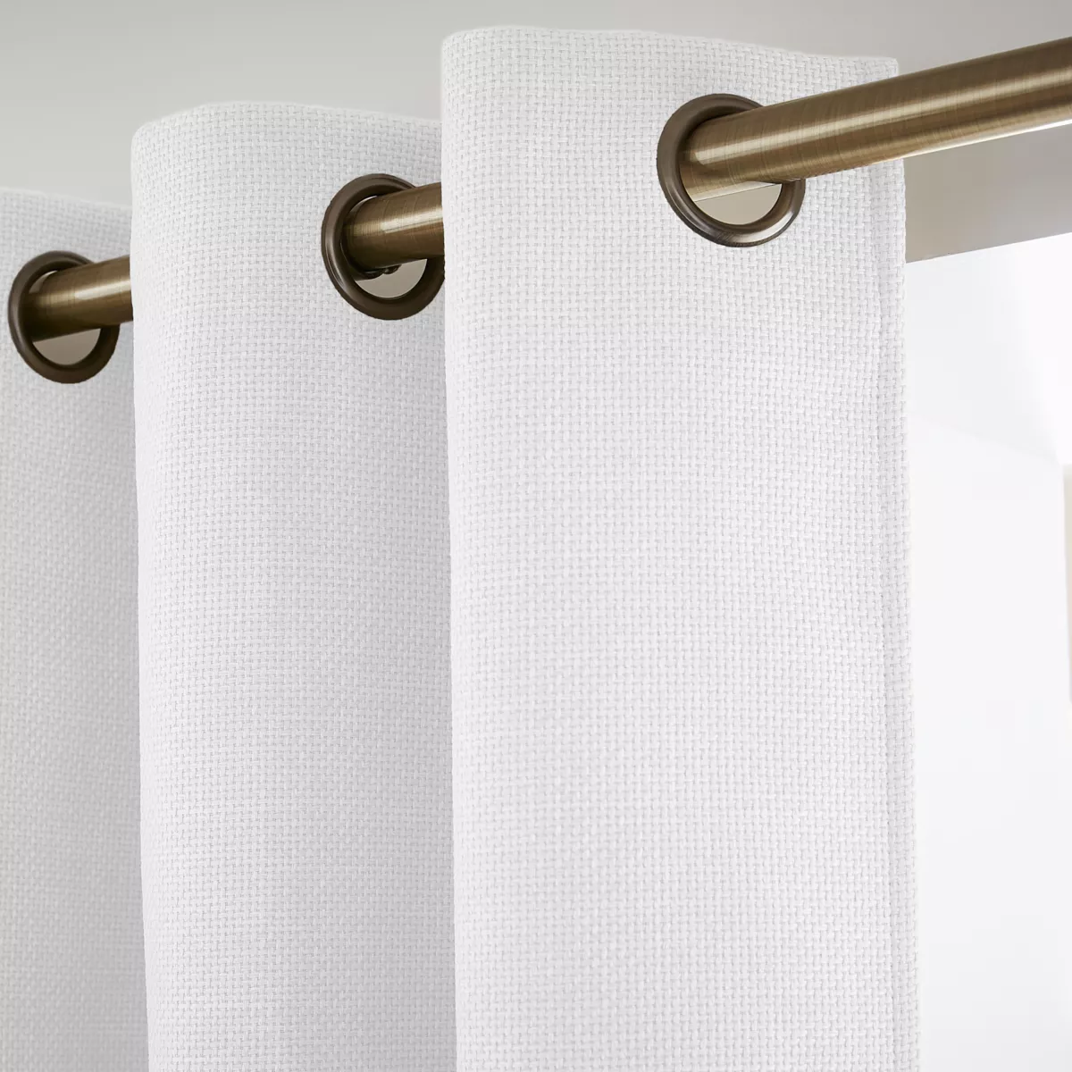 Cortina oscurecedora térmica (140 x 280 cm) Alba Blanco