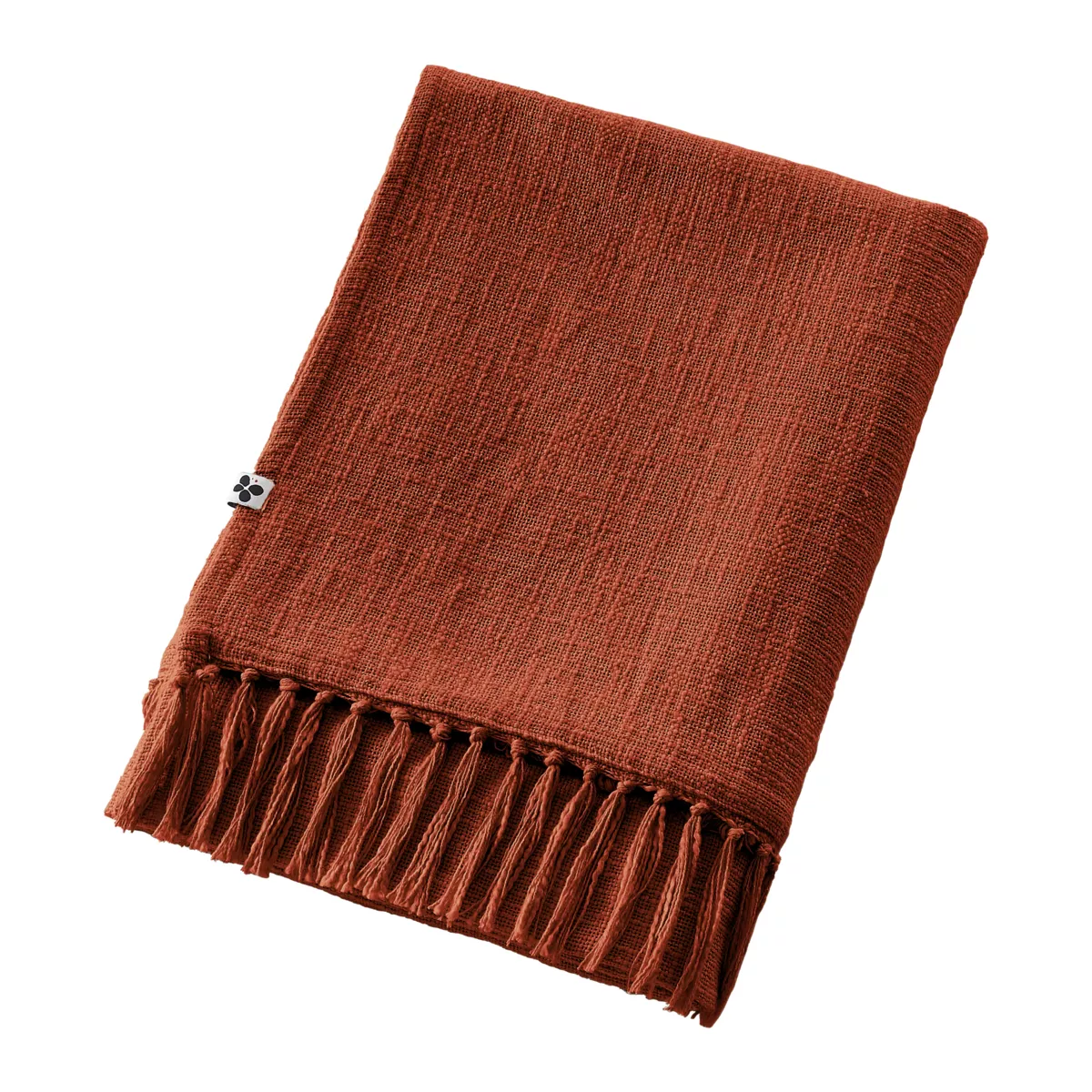 Manta de algodón (130 x 160 cm) Sixtine Terracota