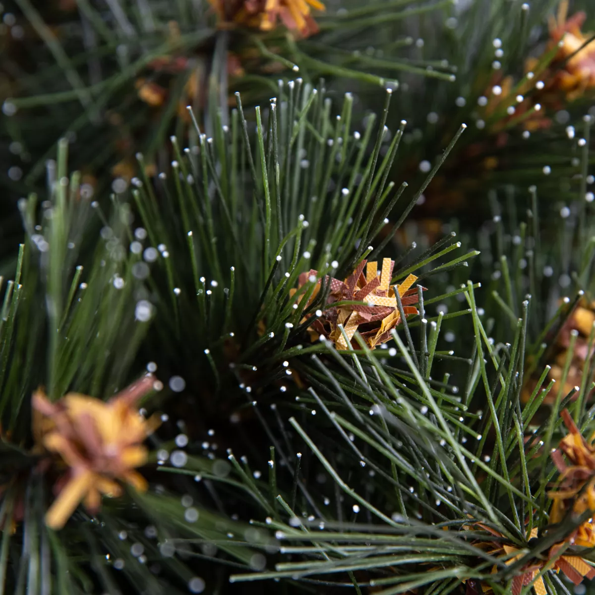 Árbol artificial de Navidad H150 cm Stockholm Verde acabado perlado