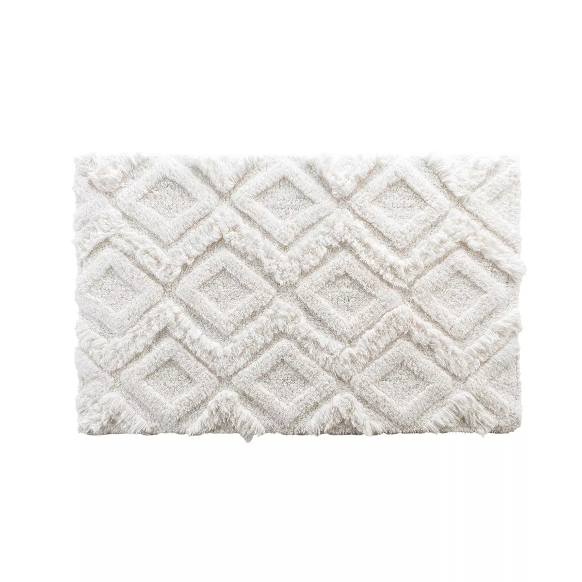 Alfombra  para el baño (80 cm) Ikatis Blanco