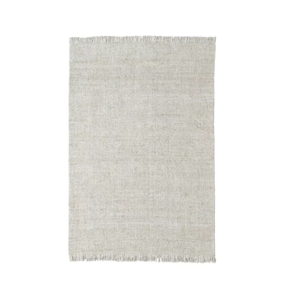 Tapis de salon rectangulaire laine tissée (140 x 200 cm) Jacks Beige