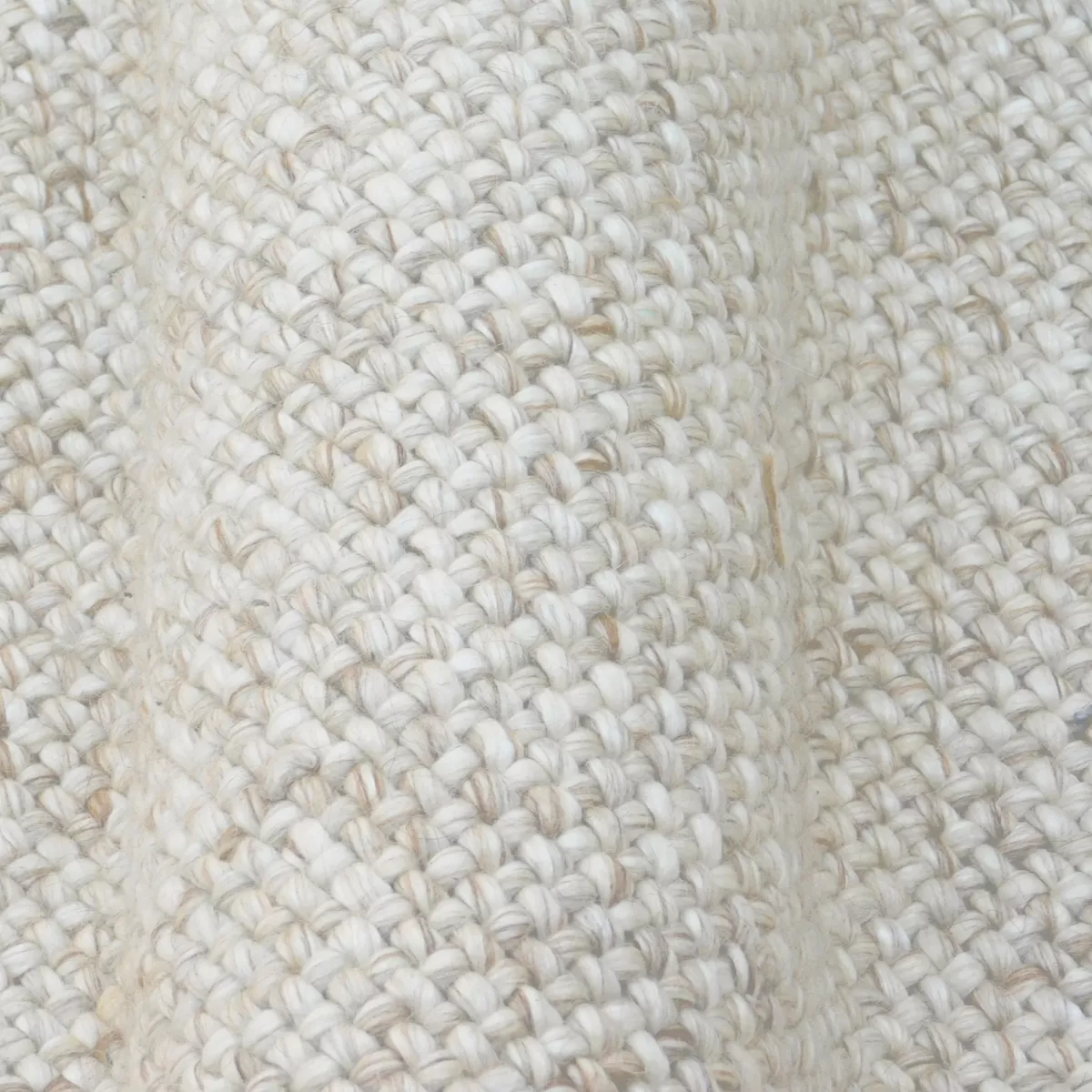 Tapis de salon rectangulaire laine tissée (140 x 200 cm) Jacks Beige