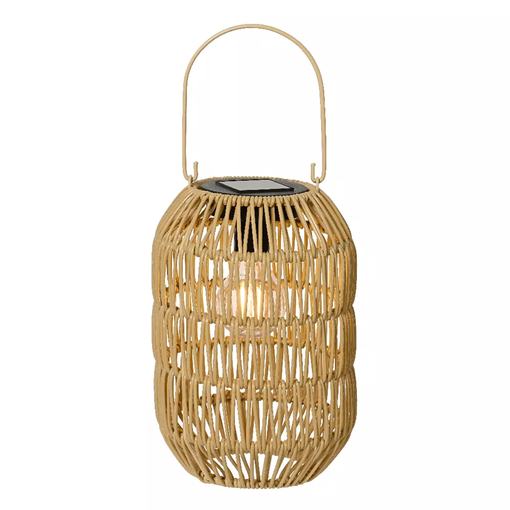 Lanterna da giardino solare LED (H24,5 cm) Toscane Naturale