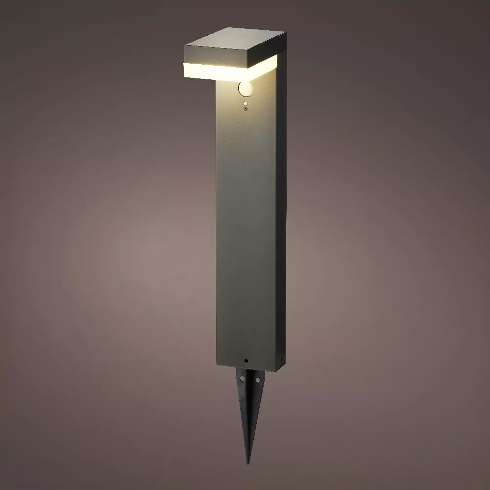 Paletto da giardino solare 40 LED 600 lumen (H50 cm) Elite Grigio antracite