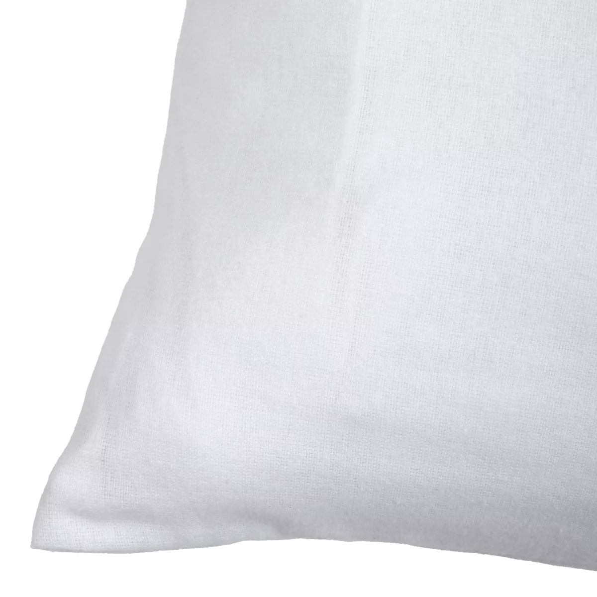 Protector de almohada cuadrado (60 x 60 cm) Serena Blanco