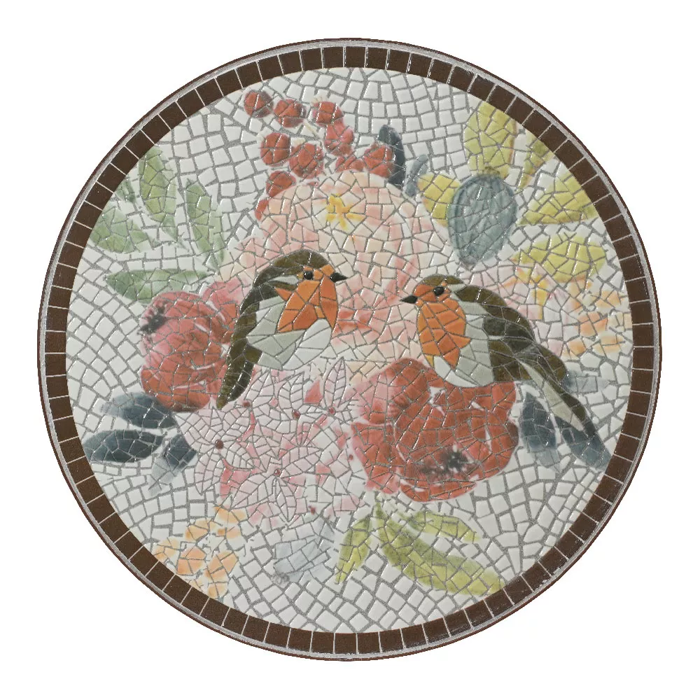 1 Aberdeen chaise de bistrot mosaique L39.00-W51.00-H91.50cm brown