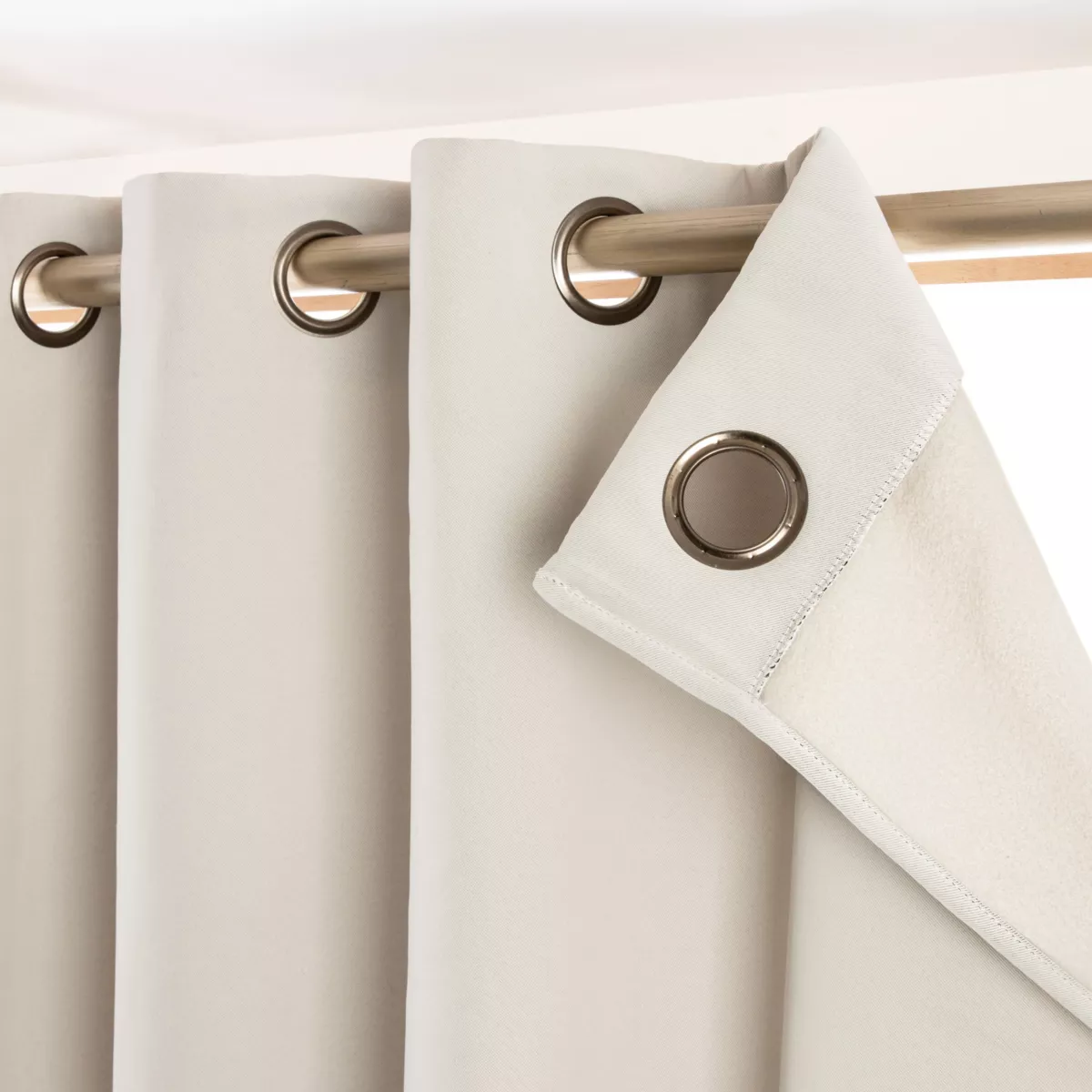 Cortina opaca térmica (140 x 240 cm) Calore Beige