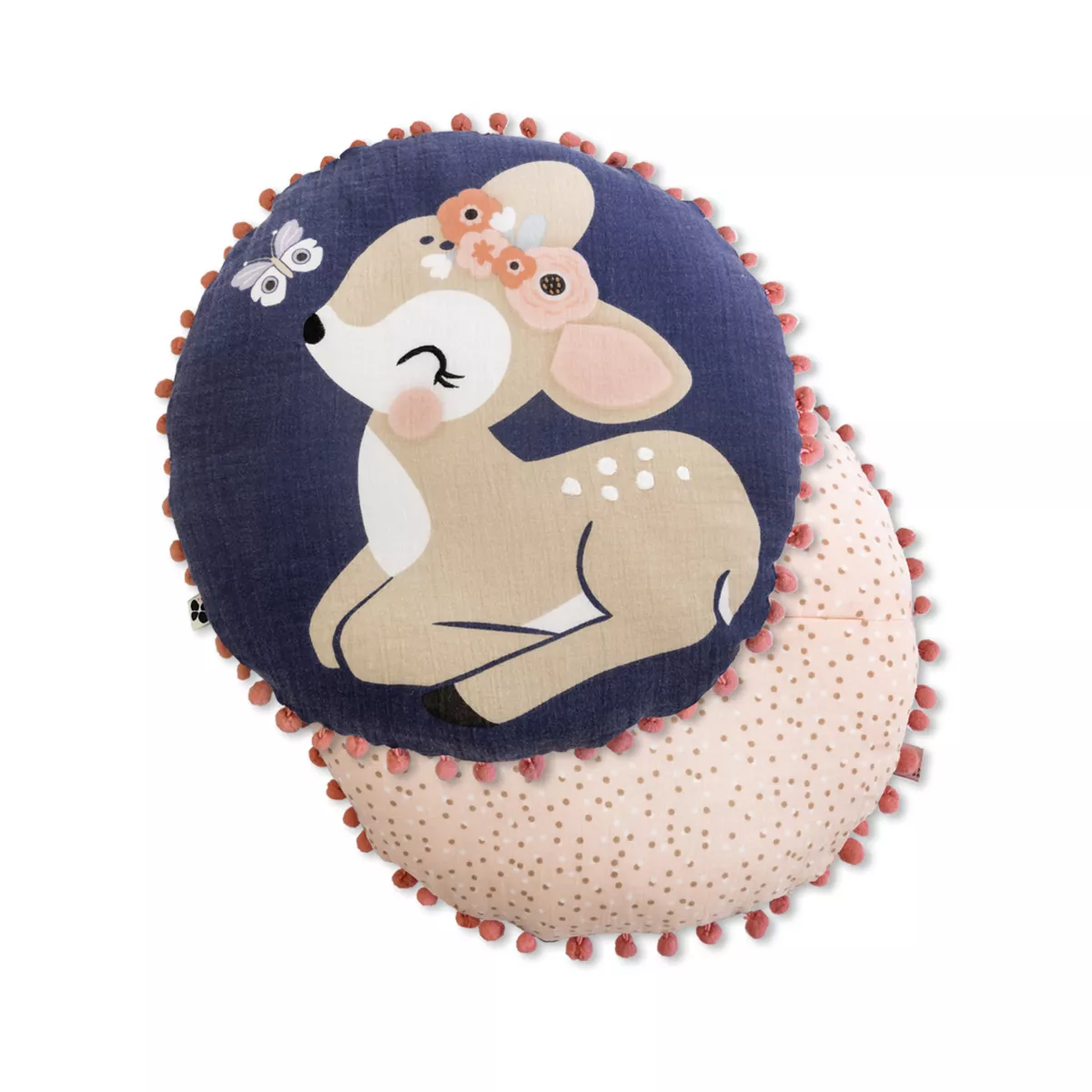 Cuscino rotondo bambino cotone (40 cm) Forêt enchantée Multicolore