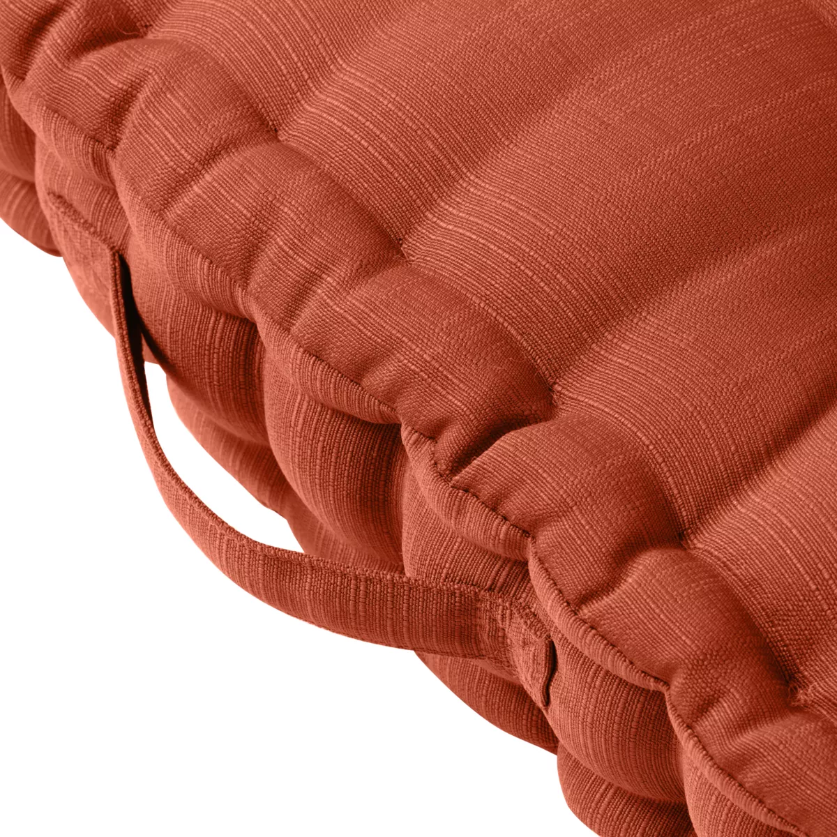 Coussin de sol extérieur (50 x 50 cm) Sunset Terracotta