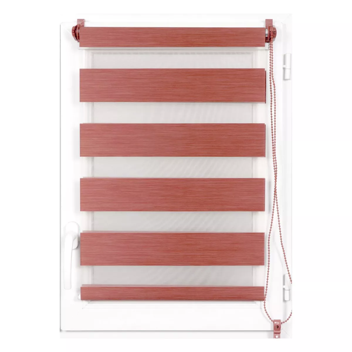 Doppelrollo Tag & Nacht (90 x H180 cm) Terrakotta