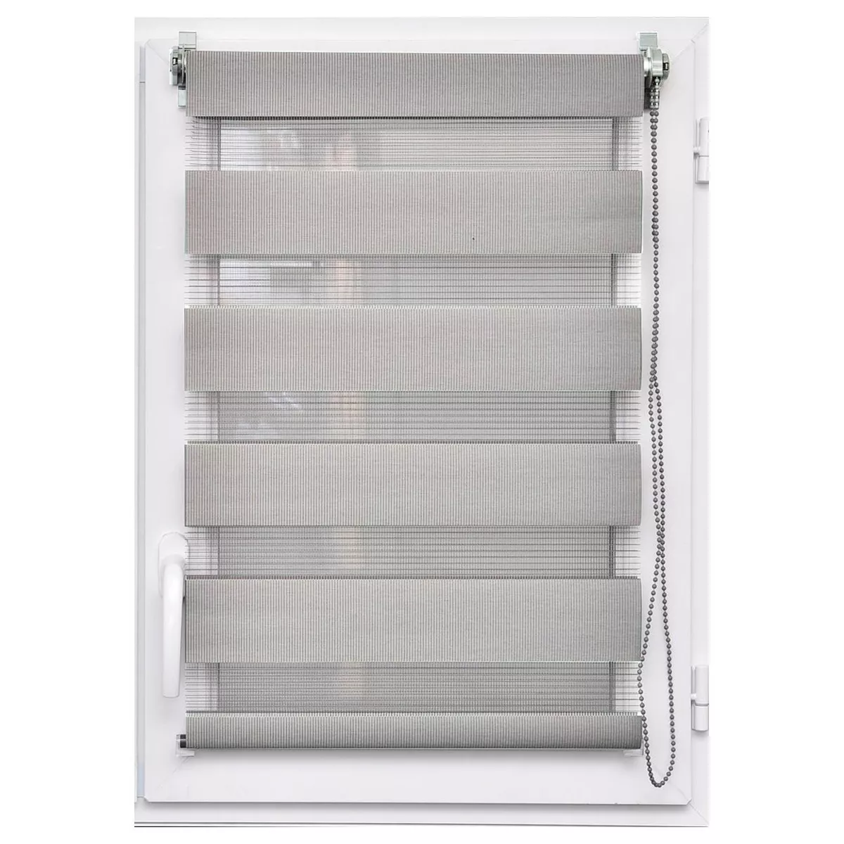 Estor enrollable (45 Alto 90 cm) Día/Noche Gris claro