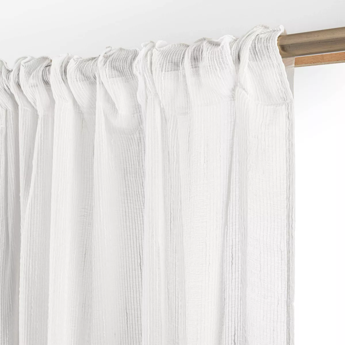 Gardine mit Kräuselband (140 x 240 cm) Raphaël Weiß