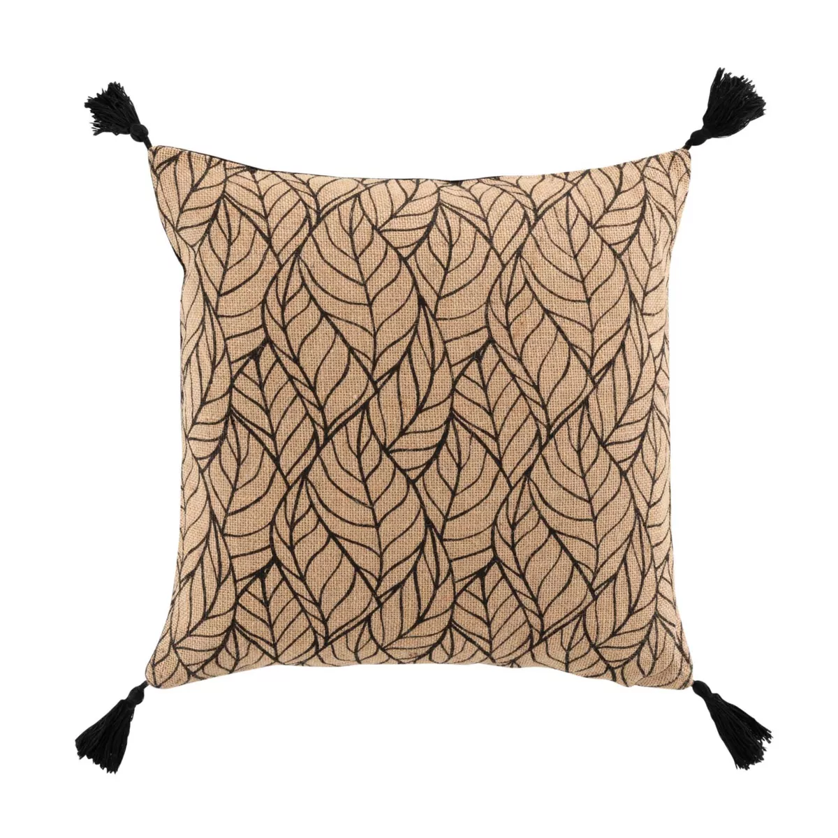 Cuscino quadrato (40 cm) Kalinda Nero 2