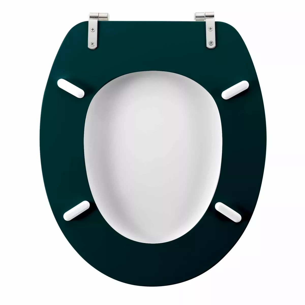 Abattant WC (37 x 45,5 cm) Ginkoblue, MDF ImprimŽ