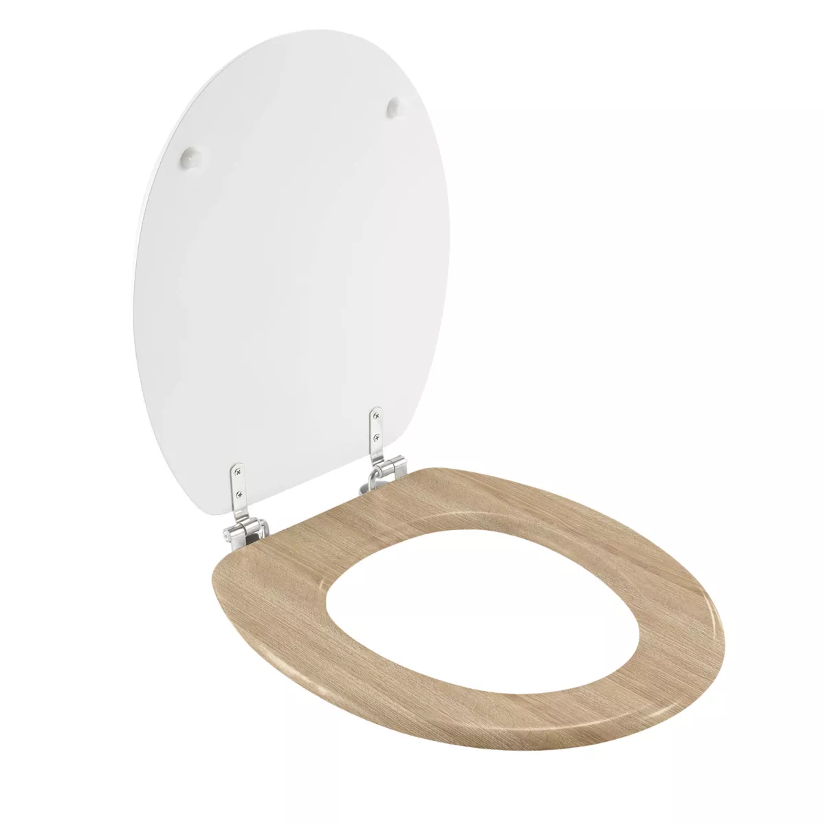Abattant WC (37,5 x 46 cm) Havane , MDF ImprimŽ & Effet Bois