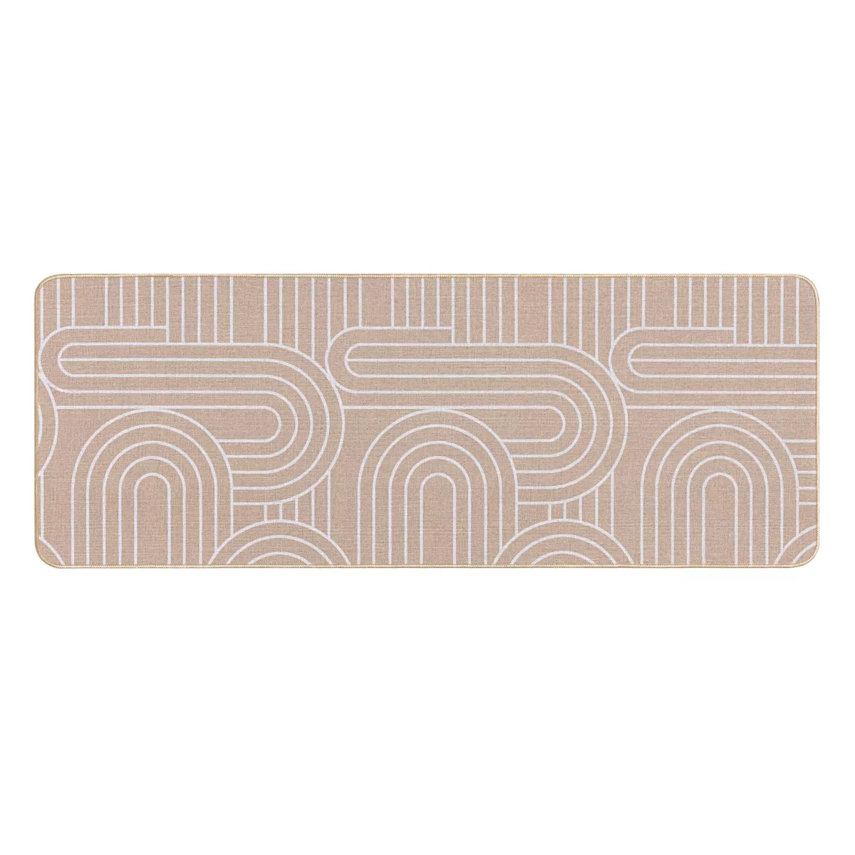 Tapis Rectangle (45 x 120 cm) Modul Blanc, TissŽ ImprimŽ