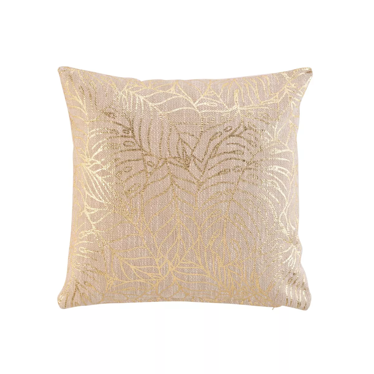 Cuscino quadrato cotone (40 x 40 cm) Solea Oro