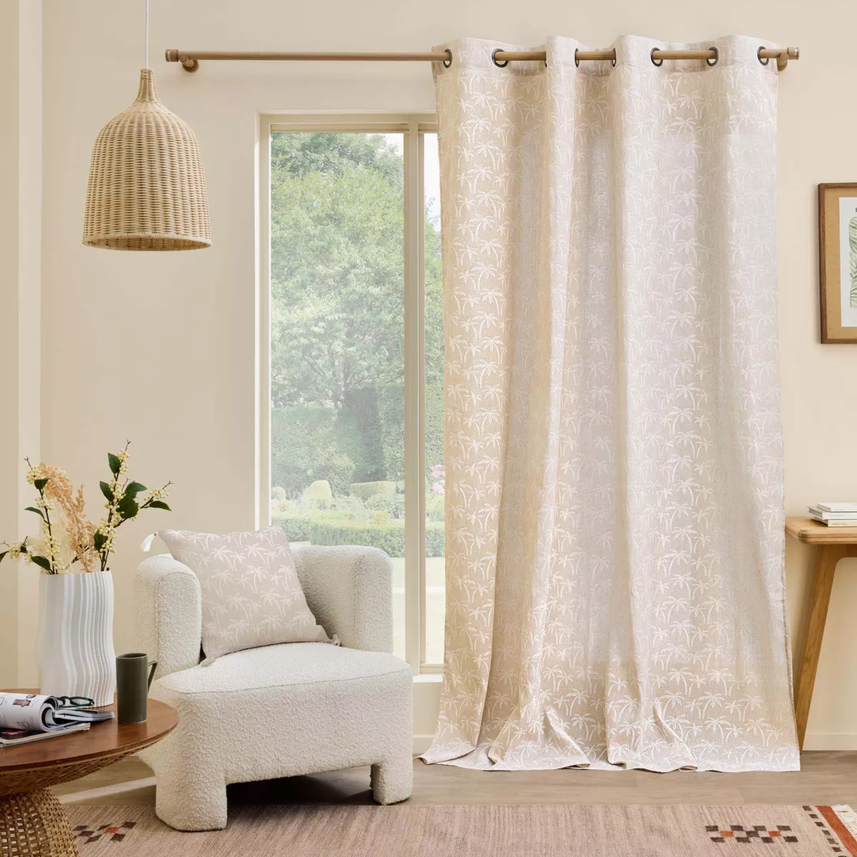 Cuscino quadrato cotone (45 x 45 cm) Saharis Beige