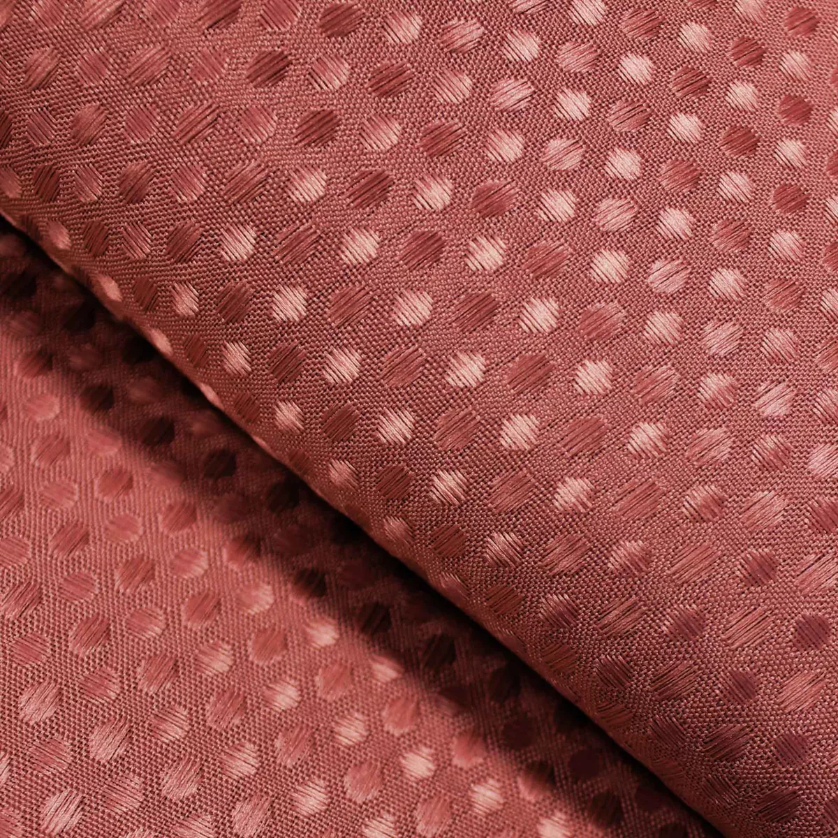 Rideau de Douche avec Crochets (180 x 200 cm) Quartz Terracotta, Jacquard