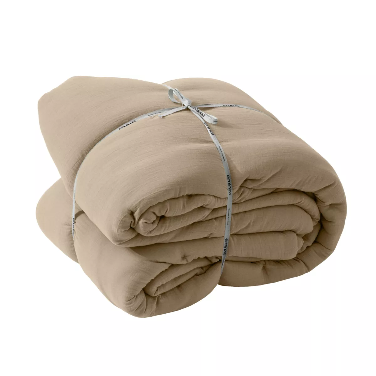 EM - Edredon 180 x 240 cm Gaze de coton unie GAìA Ficelle