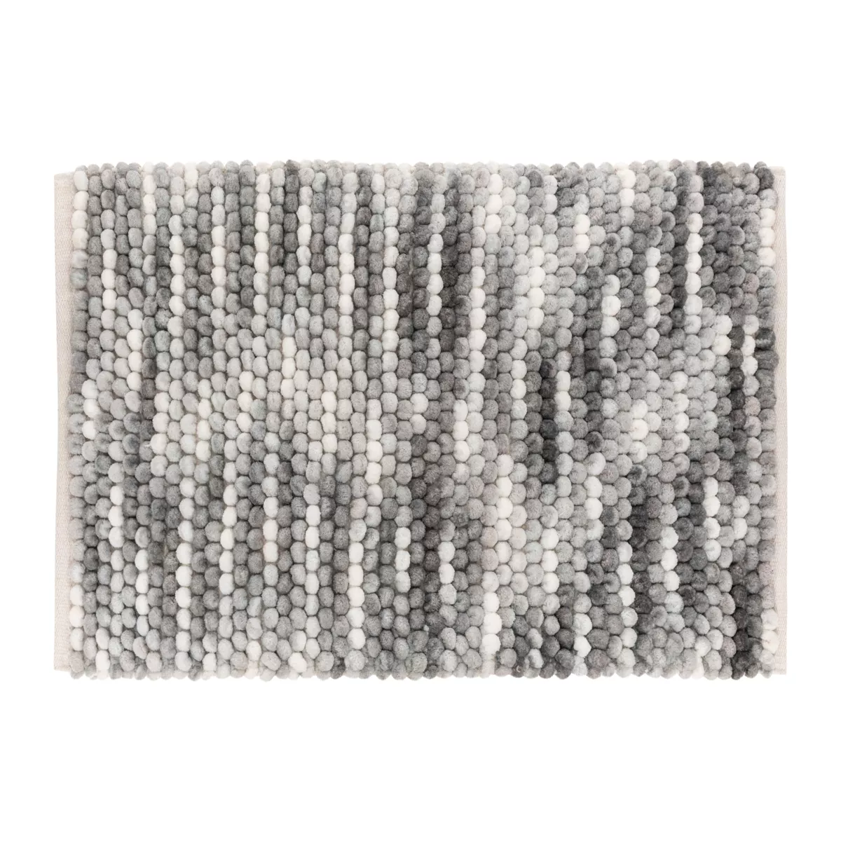 TAPIS COTON DEGRADE 50X75 GRIS L. 75 x P. 50 x H. 1,1 cm