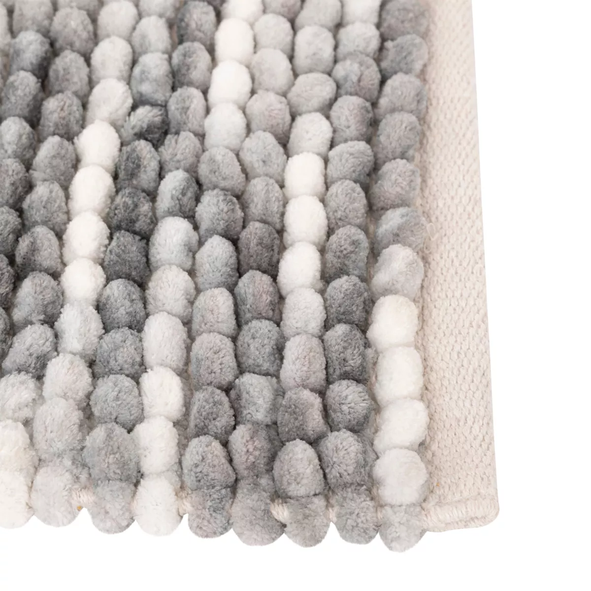 TAPIS COTON DEGRADE 50X75 GRIS L. 75 x P. 50 x H. 1,1 cm