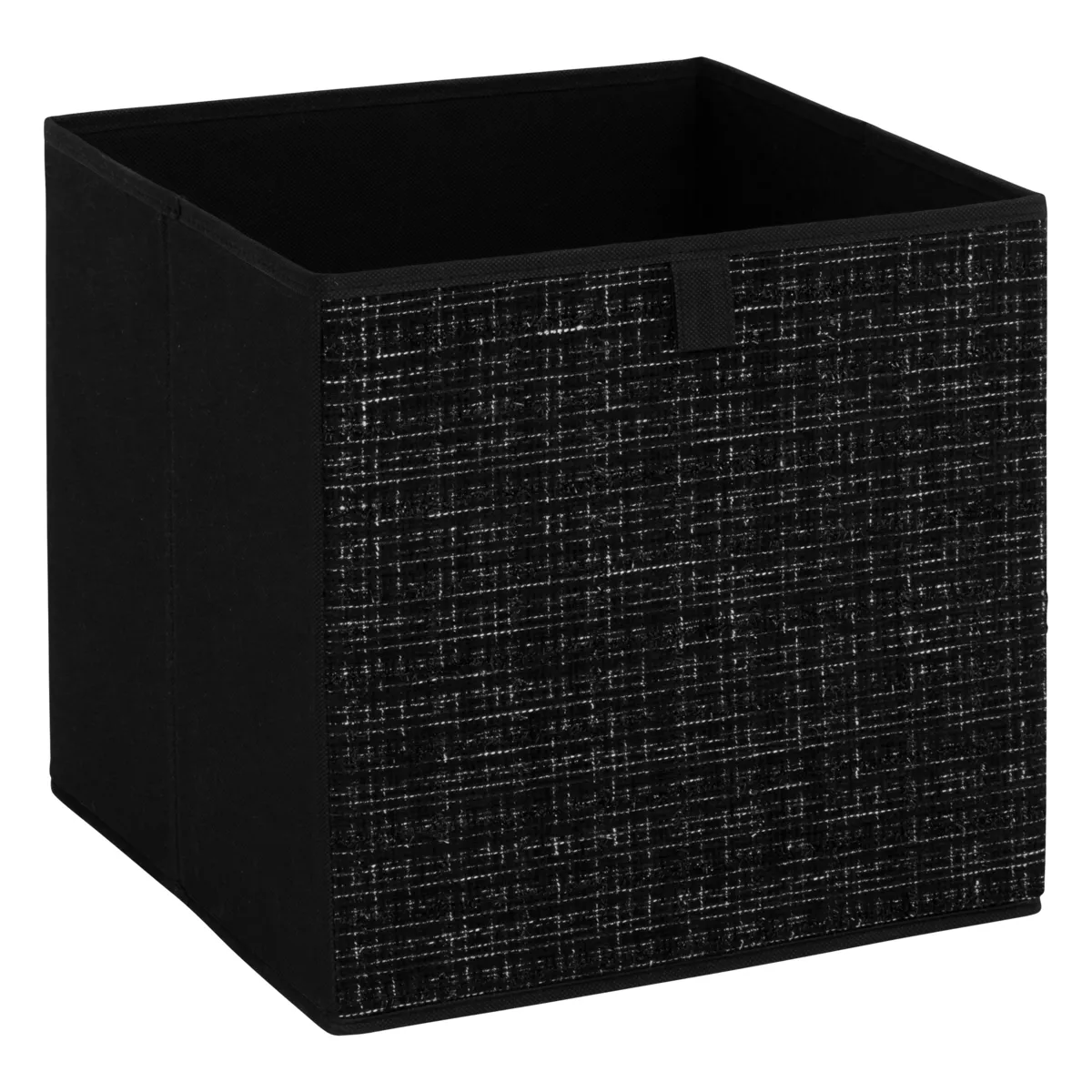 Cesto per la conservazione (31 x 31 cm) Tweed Nero