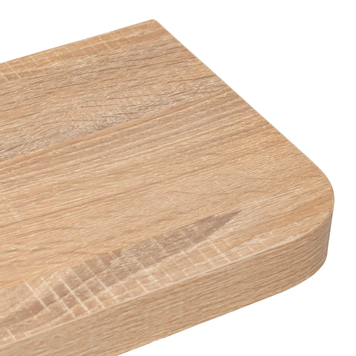 Estante de pared de madera (60 cm) Esquinas redondeadas Fixy Natural