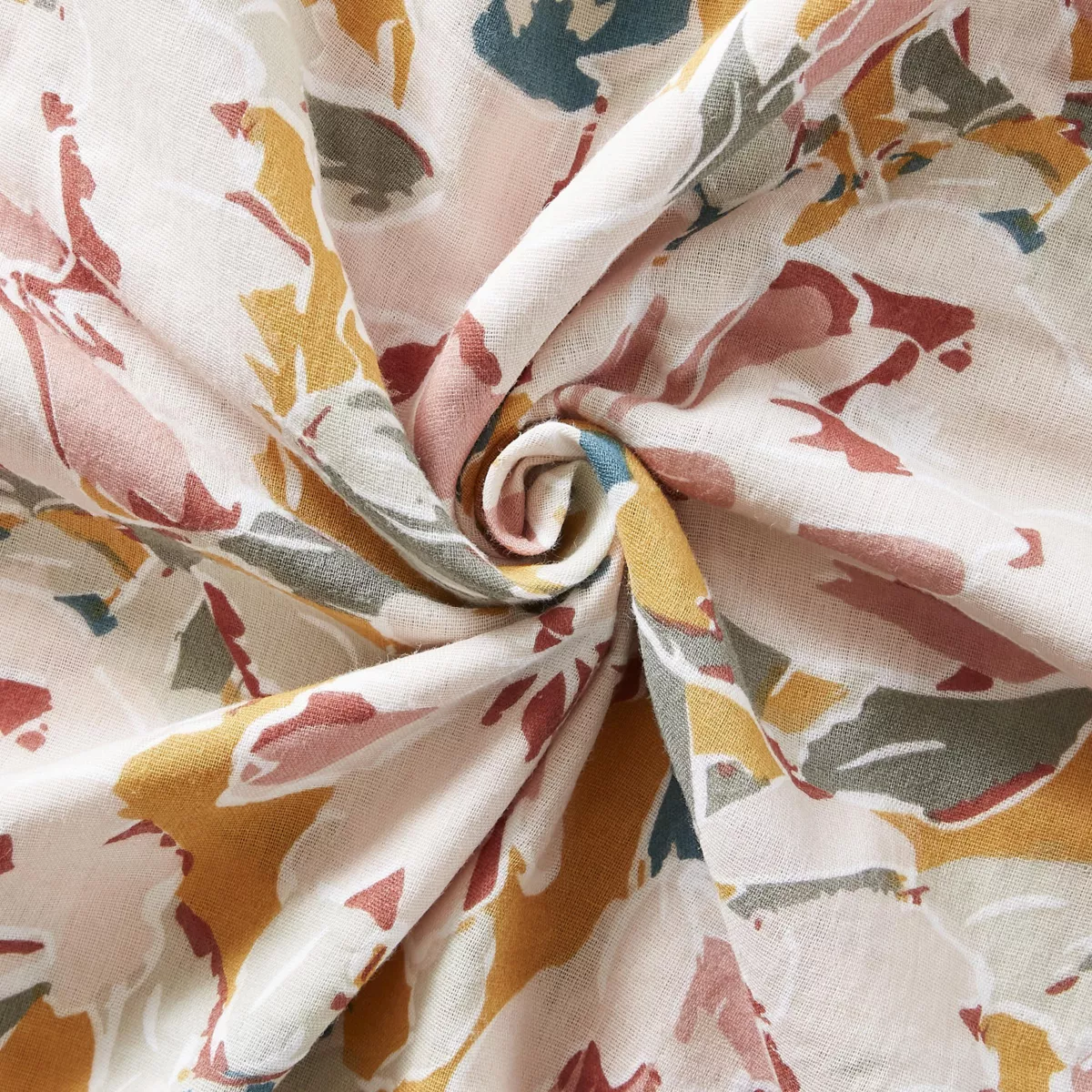 Funda nórdica de gasa de algodón (140 x 200 cm) April Multicolor