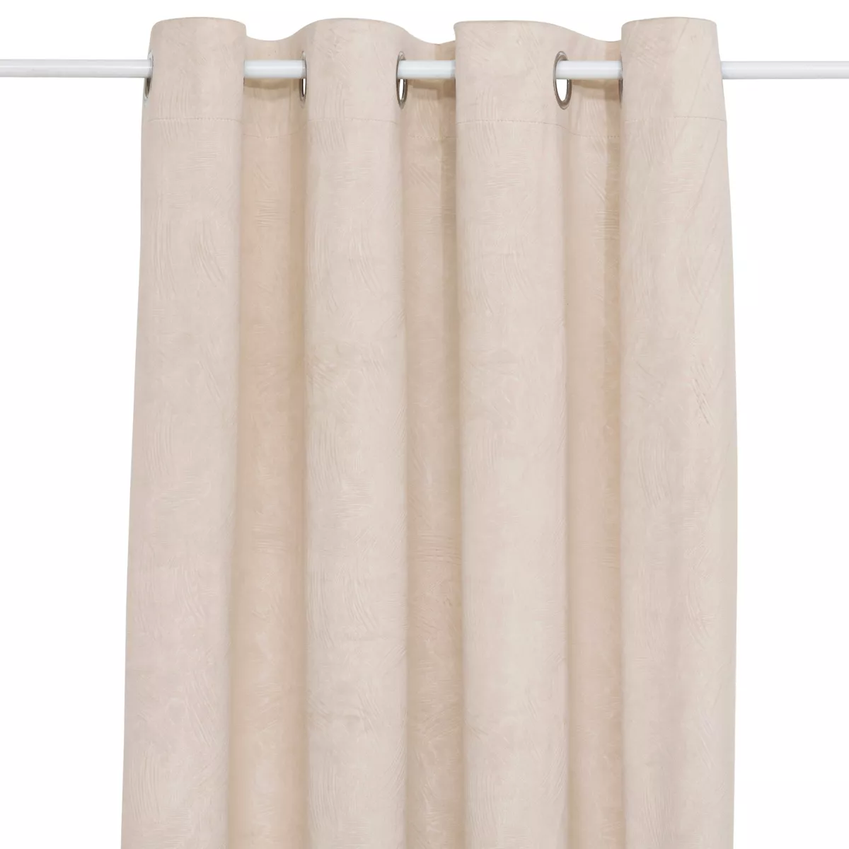 Tenda oscurante velluto (135 x 260 cm) Fuji Ecru 