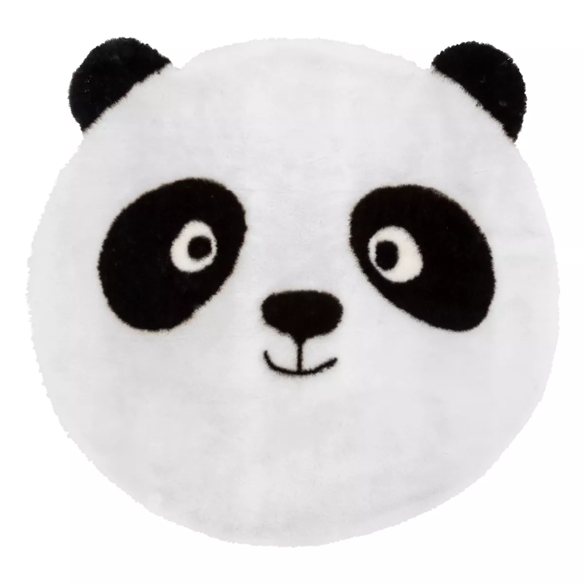 Tapis antidérapant enfant (100 cm) Panda Blanc