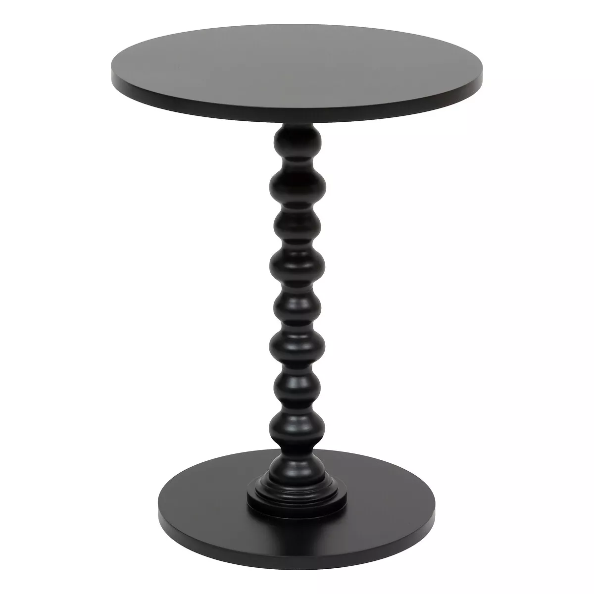 Beistelltisch aus Holz (H50 cm) Alix Schwarz