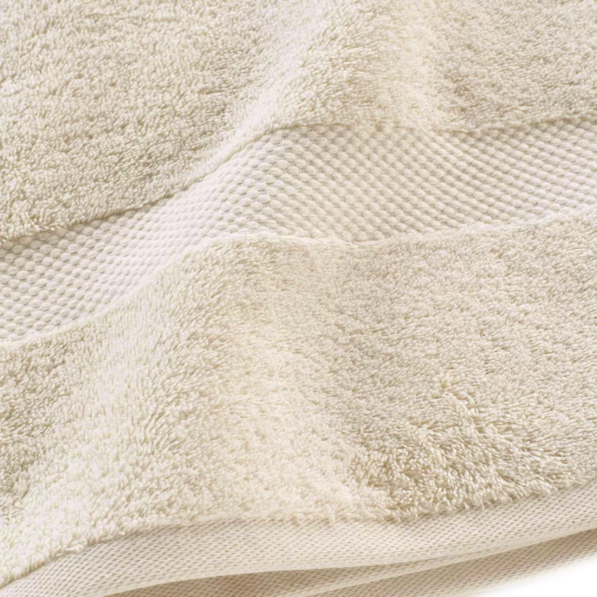 Lot de 2 gants de toilettes coton (15 x 21 cm) + 2 serviettes de bain coton (50 x 90 cm) + 2 serviettes de bain coton (70 x 1