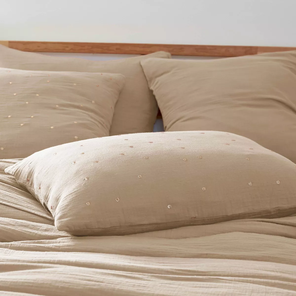 Federa rettangolare garza di cotone (50 x 70 cm) Gaïa Chic Corda