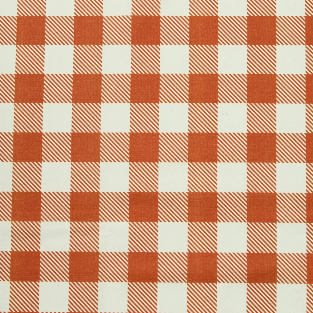 Tovaglia rettangolare cotone antimacchia (150 x 350 cm) Vichy Terracotta