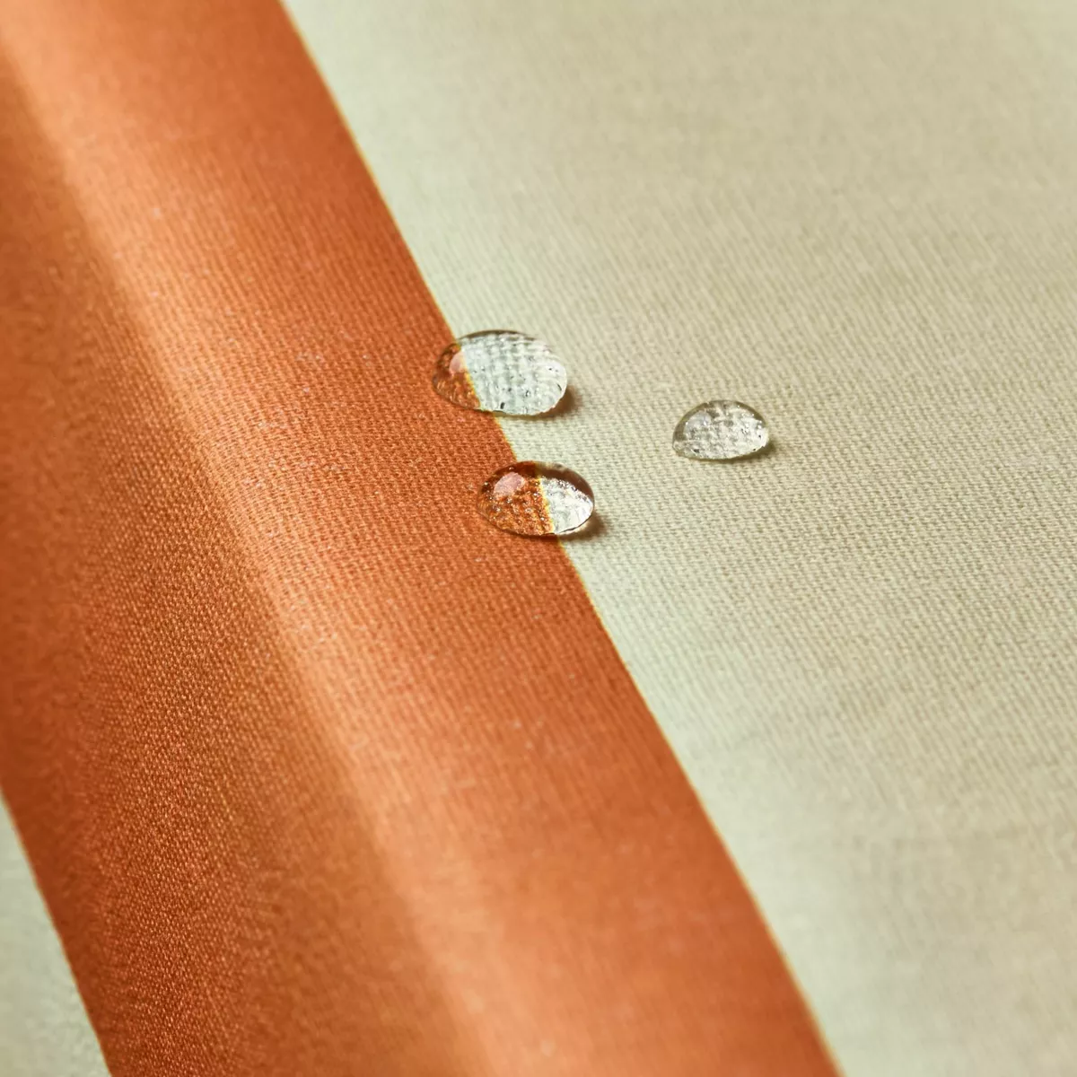 EM - Nappe en coton enduit 150 x 250 cm CLEMENTINE orange