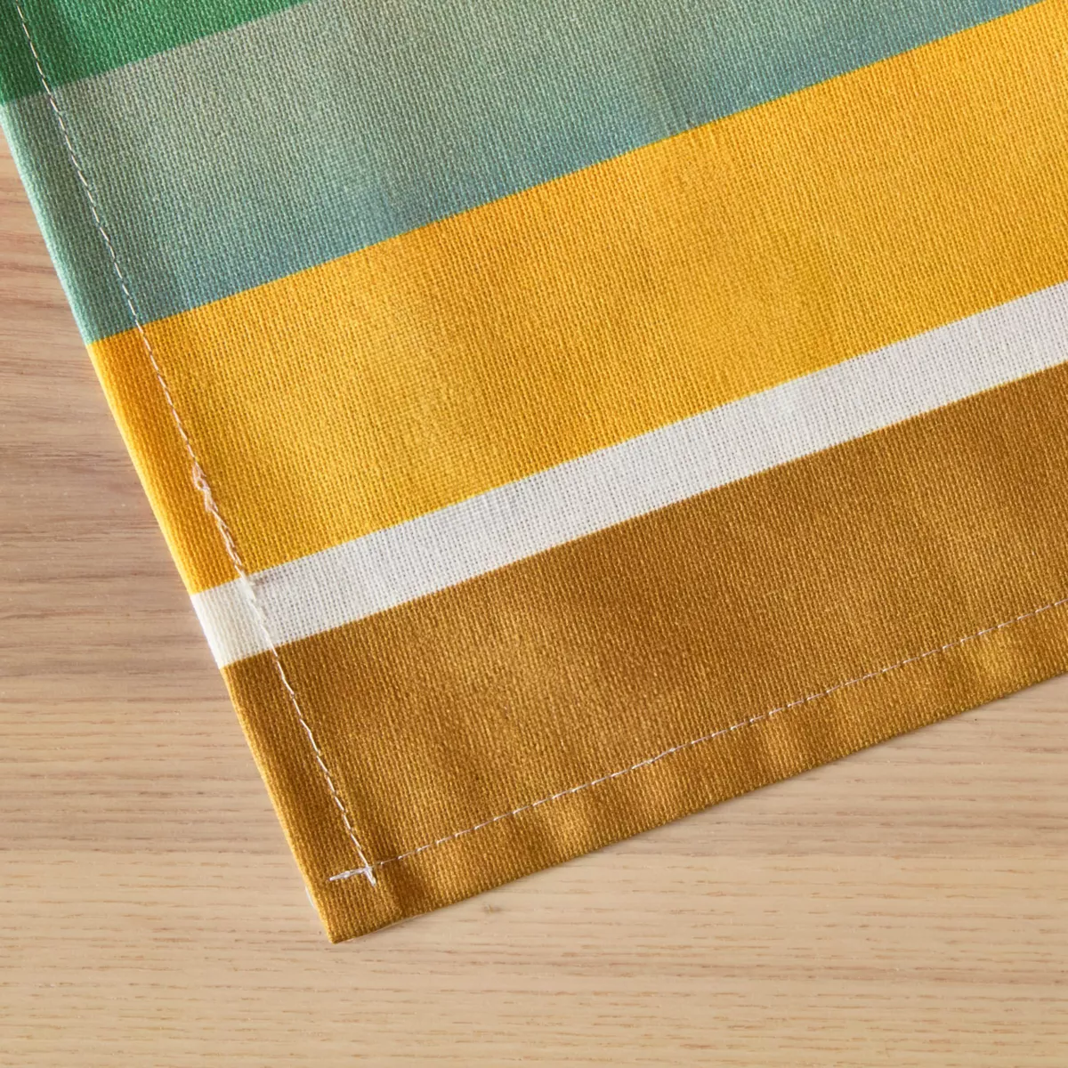 Rechthoekig gecoat katoenen tafelkleed (150 x 350 cm) Ajaccio Meerkleurig