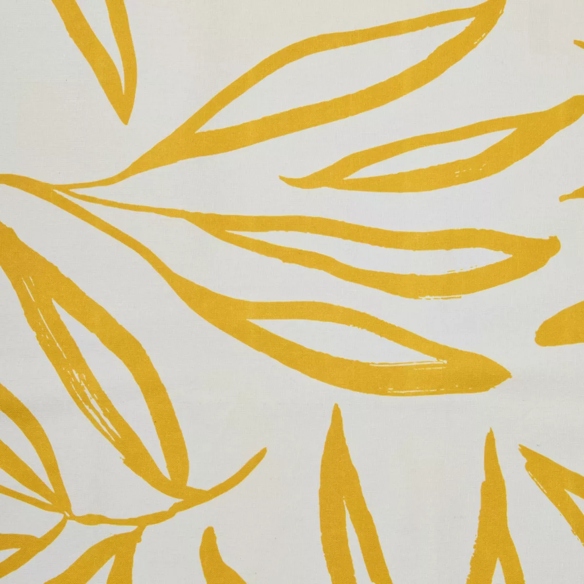 EM - Nappe en coton enduit 150 x 250 cm GALICE moutarde