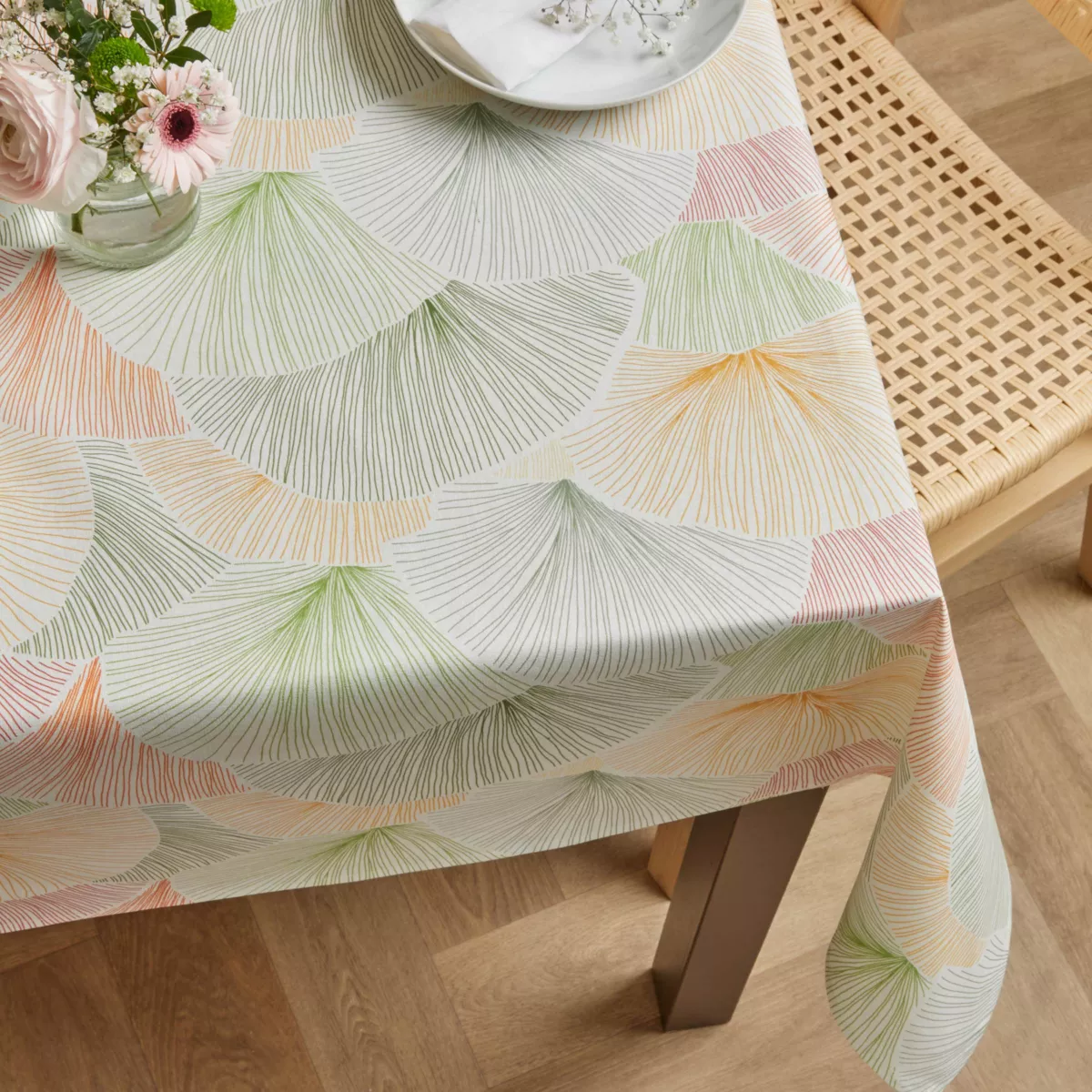 EM - Nappe en coton enduit 150 x 350 cm BOSTON