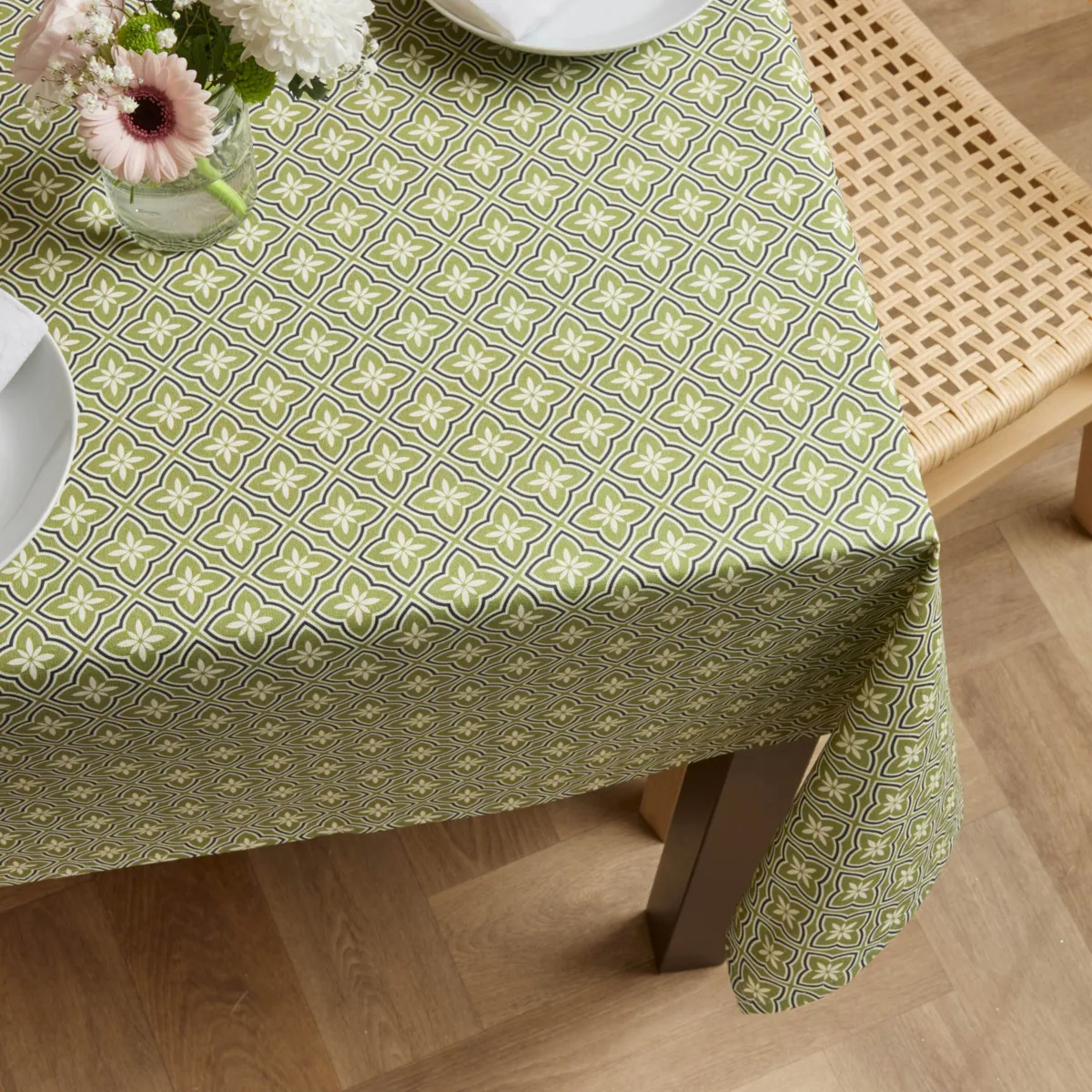 EM - Nappe en coton enduit 150 x 350 cm GLORIA
