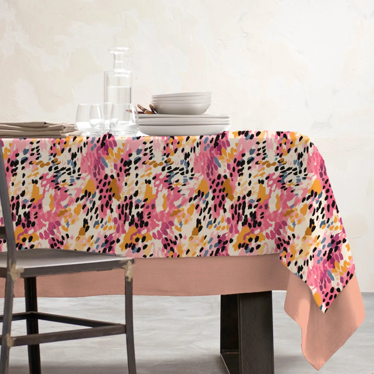 EM - Nappe en coton enduit 150 x 250 cm MOWGLI