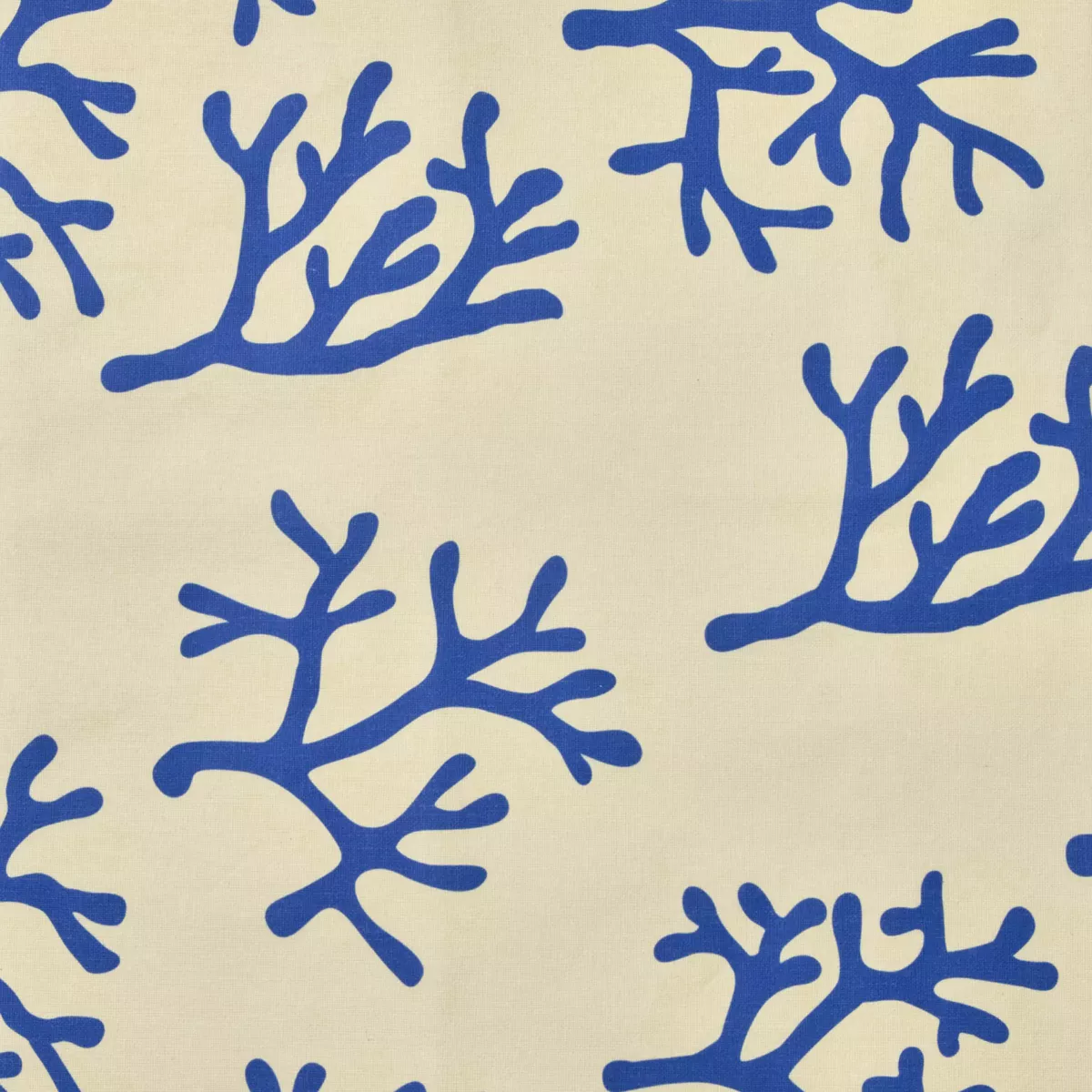 Mantel rectangular de algodón revestido (150 x 350 cm) Moorea Azul